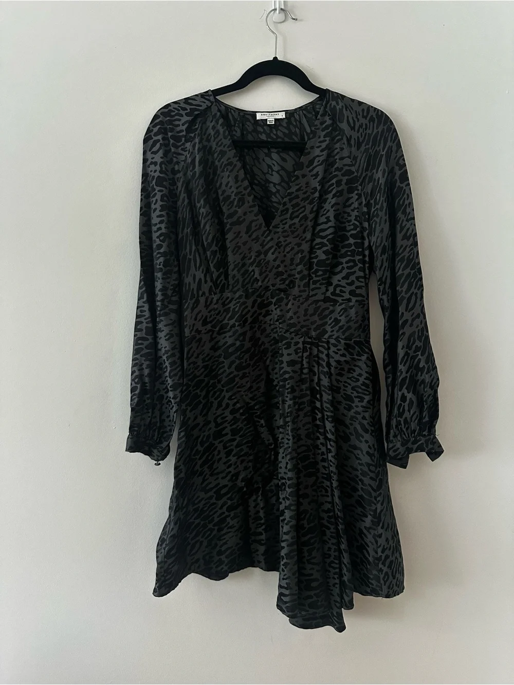 Equipment Femme Alexandria Leopard Print Dress